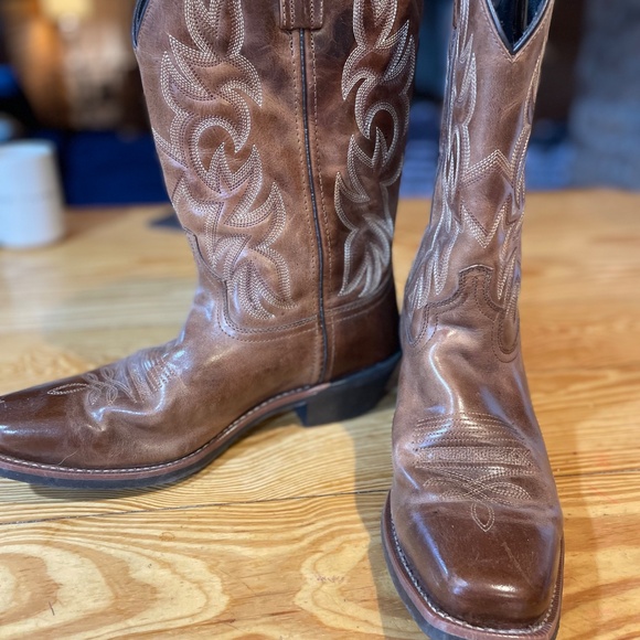 Laredo Men’s Breakout Leather Western Boot in Rust - Picture 2 of 6